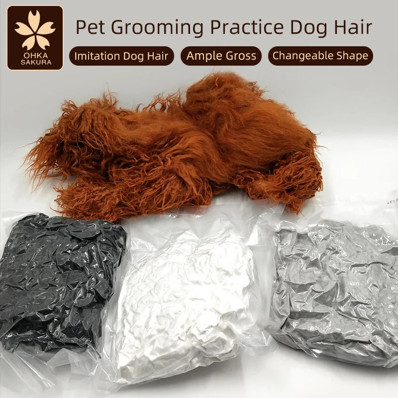 🐩 Pet Grooming Practice Model Dog – Full-Body Simulation Teddy with Realistic Synthetic Hair ✂️💇‍♀️