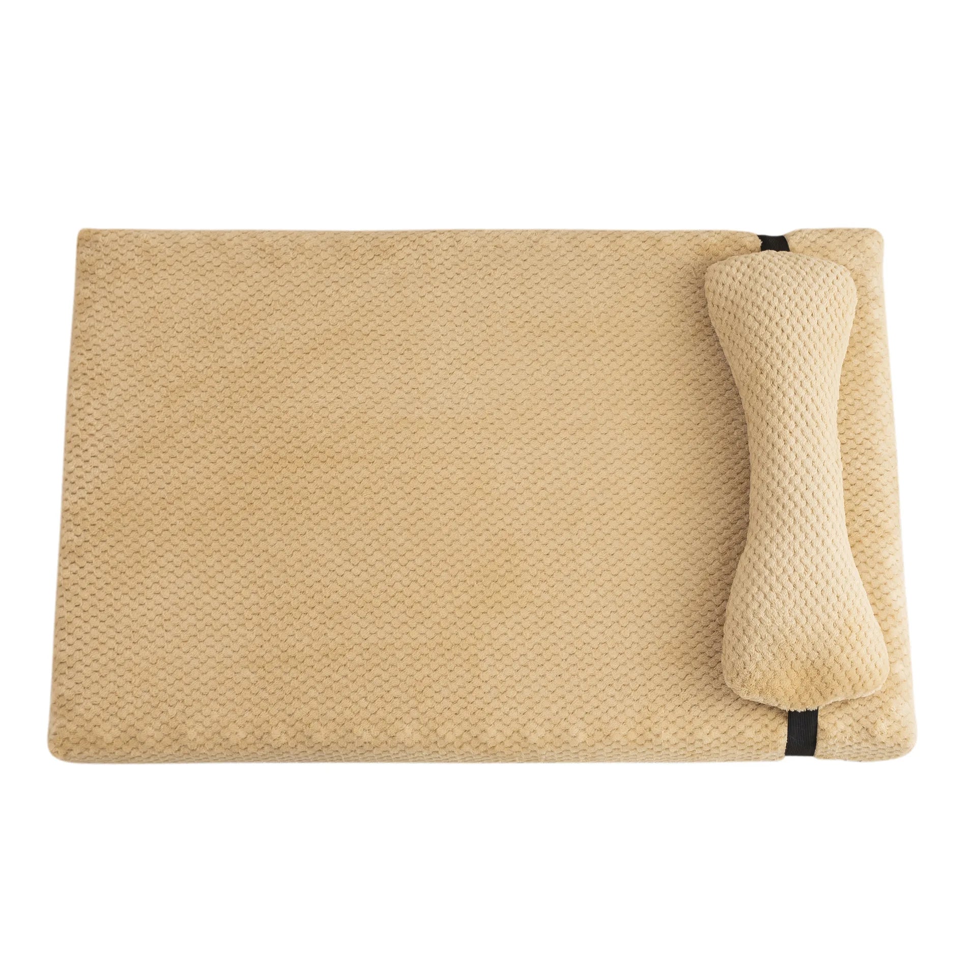 Warm Calming Dog Bed with Pillow