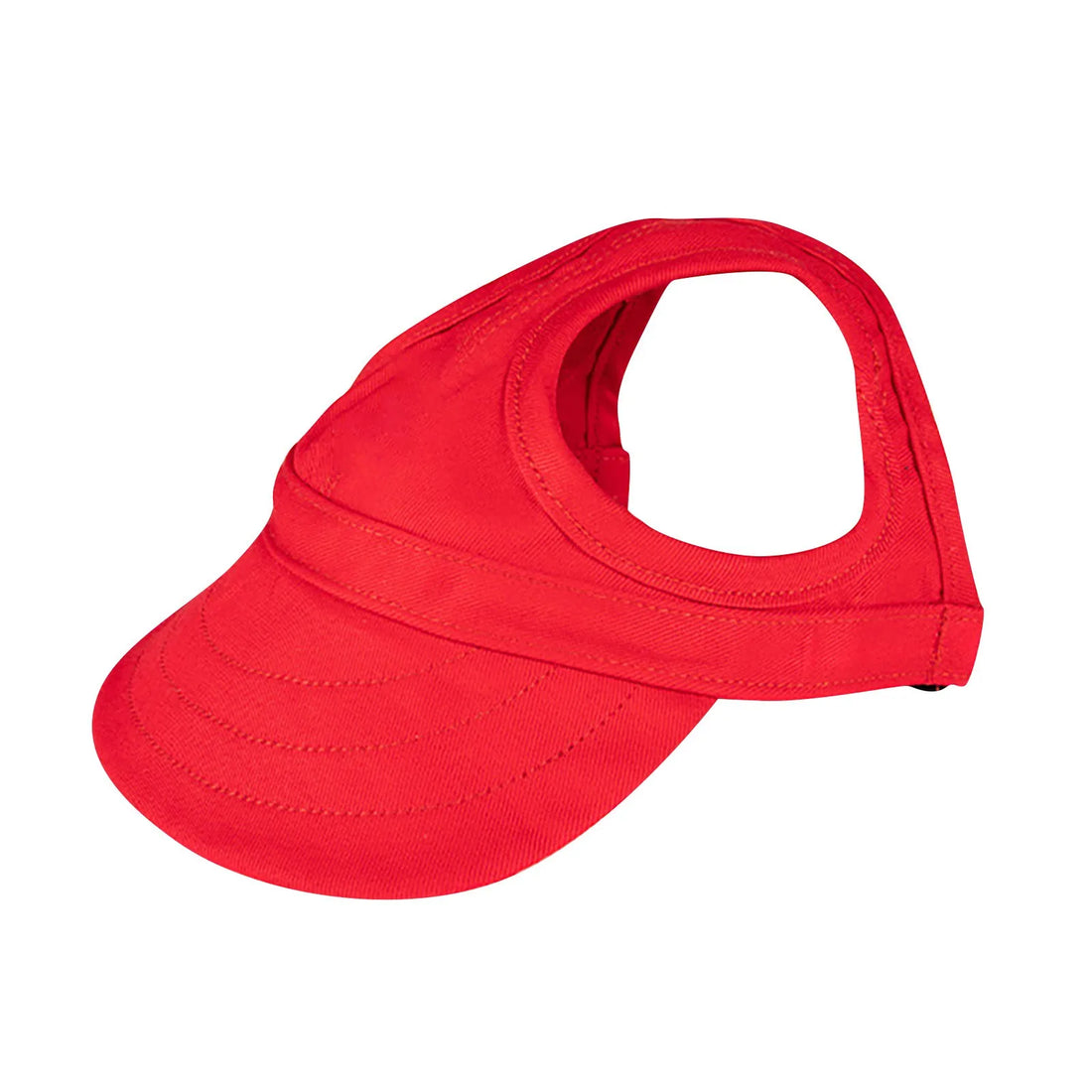 Small Dog Summer Baseball Cap – Oxford Fabric Puppy Visor Hat with Ear Holes, Adjustable Sun Protection Cap for Outdoor Use