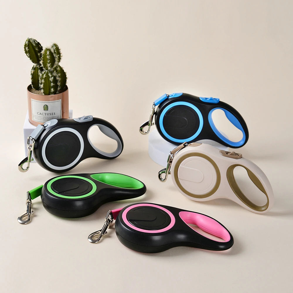 Retractable Pet Leash – 5M/8M Outdoor Lead for Dogs & Cats