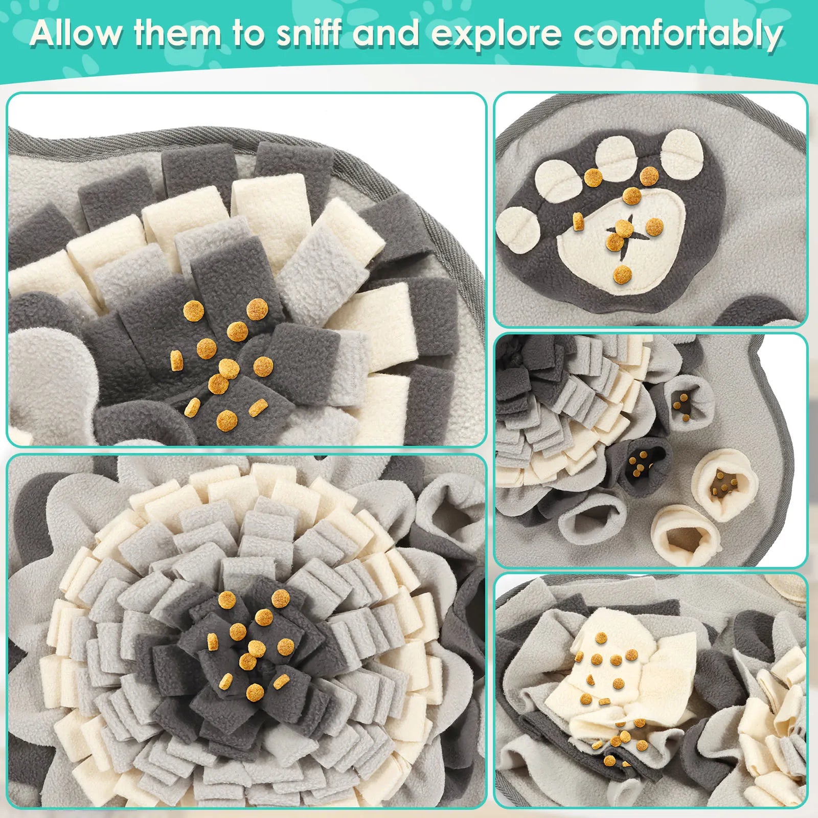 Dog Snuffle Mat – Interactive Feeding & Training Toy 🐶🌿