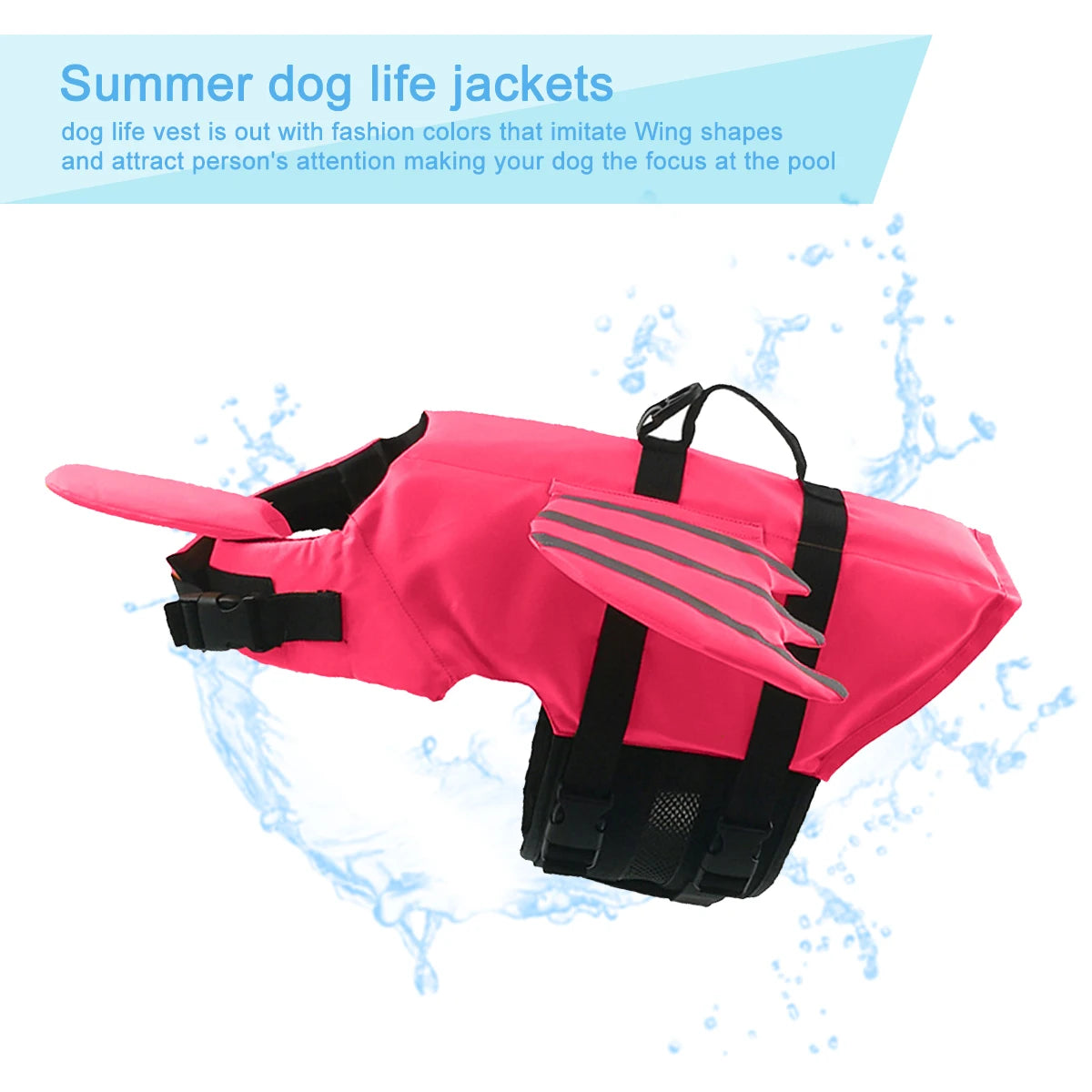 🐶 Dog Life Jacket – High Buoyancy Safety Vest with Rescue Handle (S/M/L)