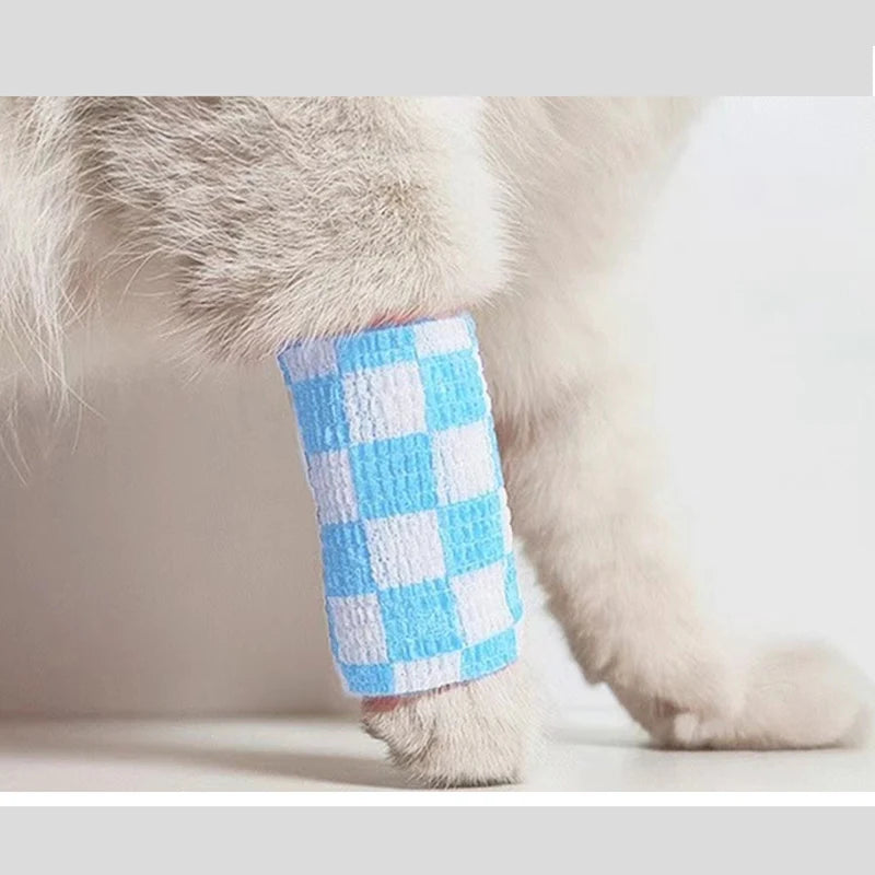 6PCS Pet Puppy Leg Wraps – Self-Adhesive Anti-Dirt Bandages for Dog Feet Protection During Outdoor Walks