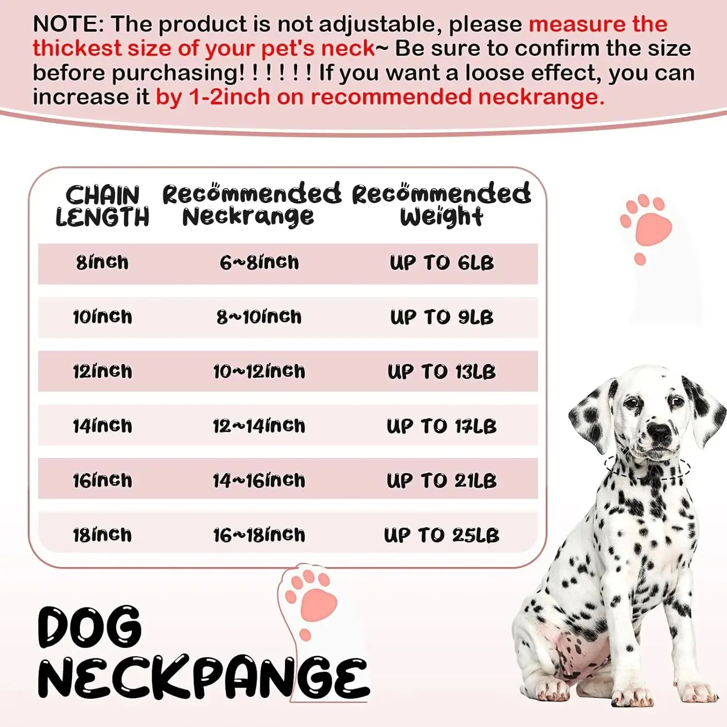 Diamond Cuban Link Dog Chain – Metal Pet Necklace for Dogs & Cats