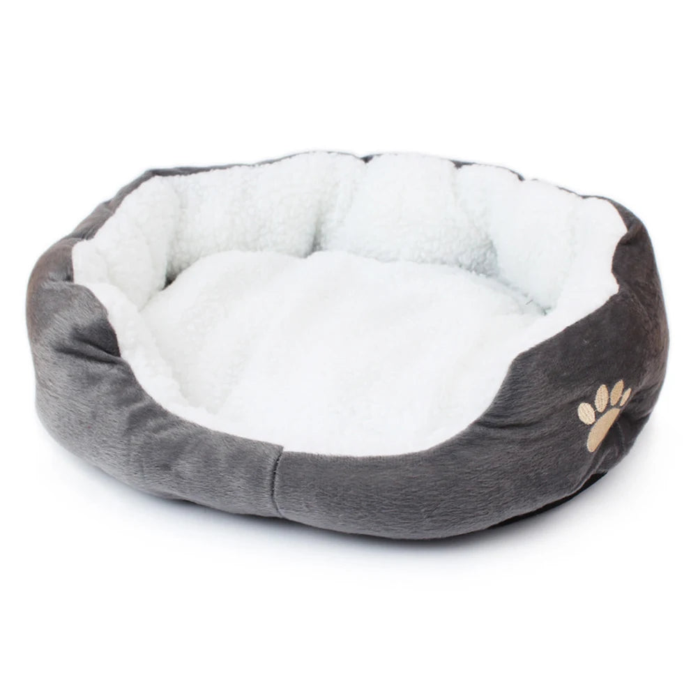 Cozy Cave Dog & Cat Bed – Thickened PP Cotton Pet Sofa for Small