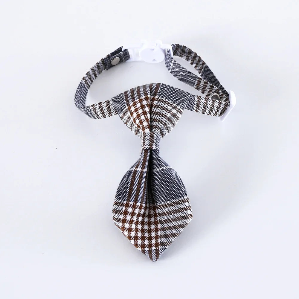 Adjustable Pet Bow Tie – Formal Breakaway Neck Tie Collar for Small Dogs & Cats