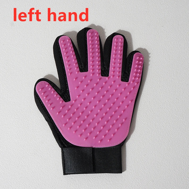 Pet Grooming Glove – Deshedding & Bath Brush Glove for Cats and Dogs
