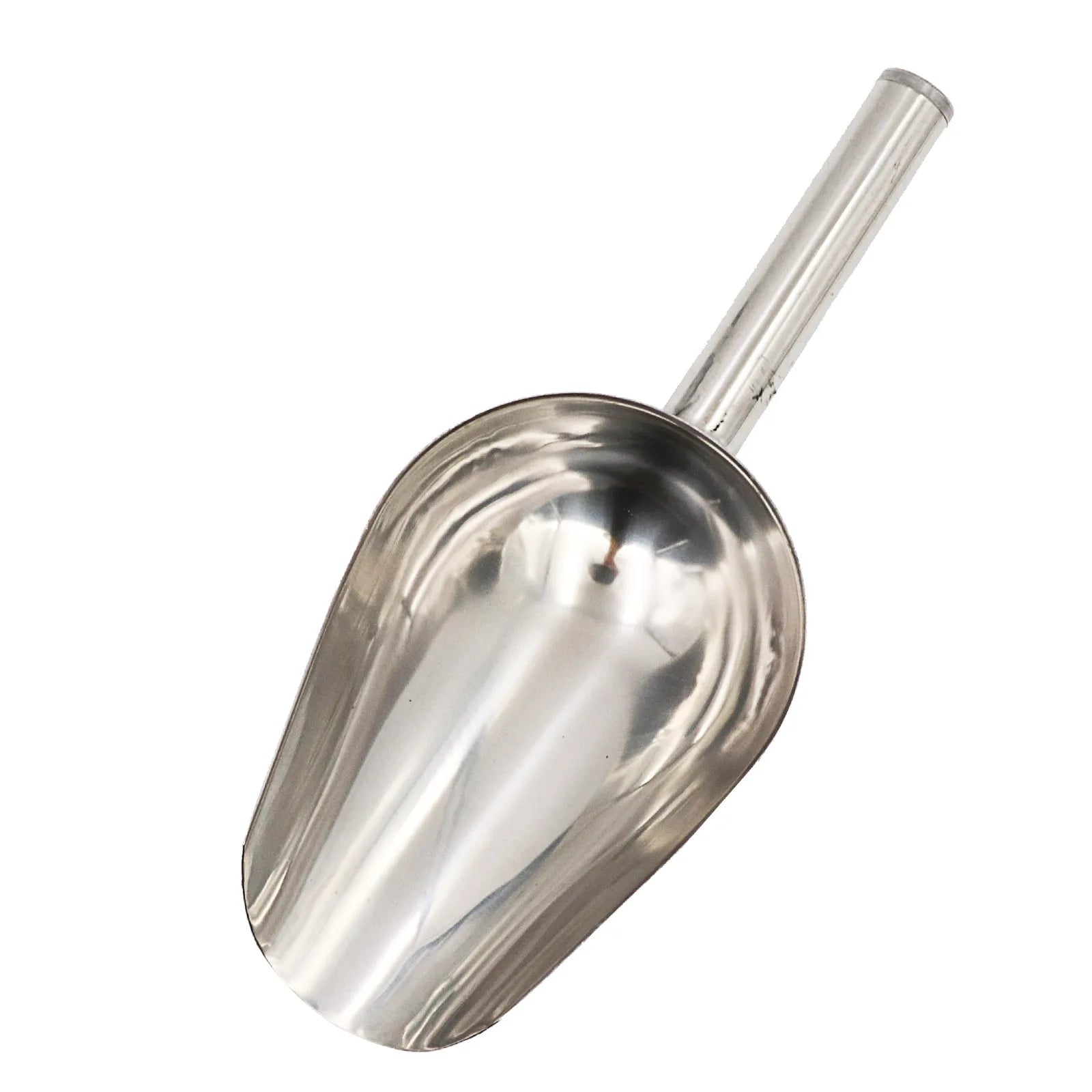 Stainless Steel Pet Food Scoop – Large Capacity Thickened Dog & Cat Food Shovel (23.5 x 8 x 5 cm)