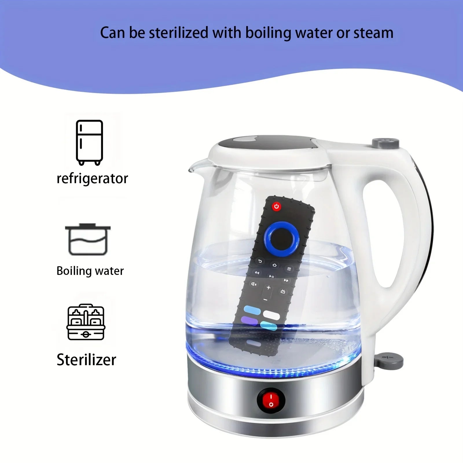 Silicone Dog Teething Toy – Remote Control Design Chew Stick for Puppies (Multi-Color)