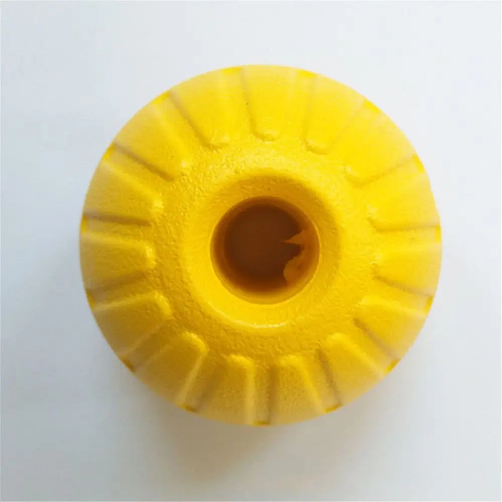 7cm/9cm Yellow Indestructible Rubber Ball Dog Toy