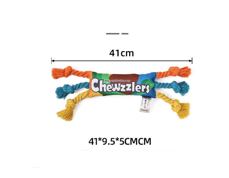 Durable Cotton Rope Chew Toy for Puppies – Braided Knot Toy for Teething & Dental Cleaning