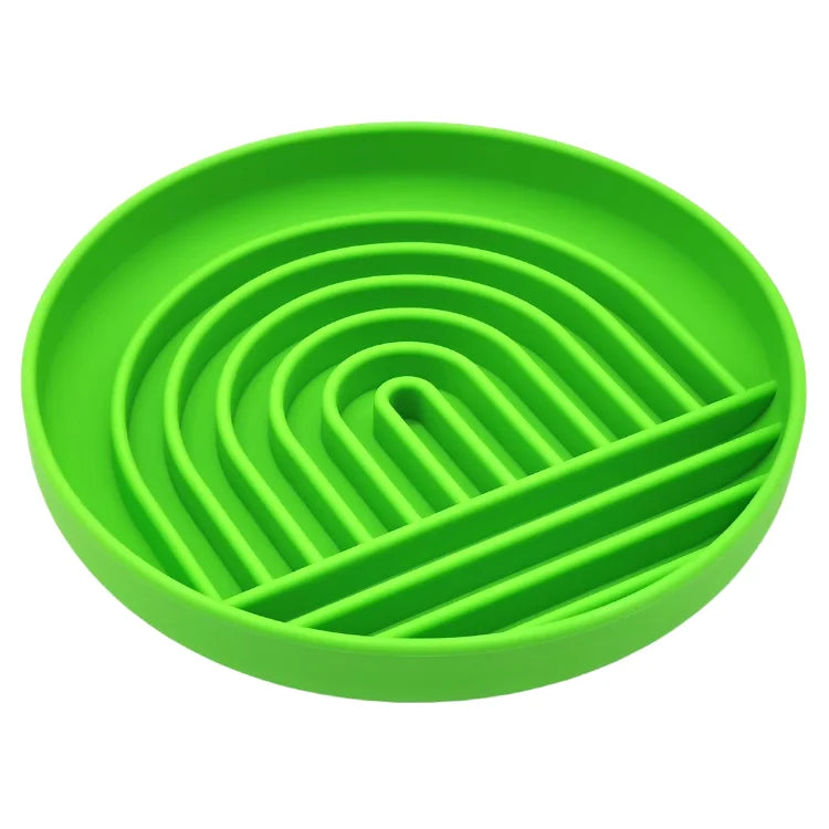 Slow Feeder Pet Bowl – Anti-Slip & Anti-Choking for Cats & Puppies 🐾🍽️