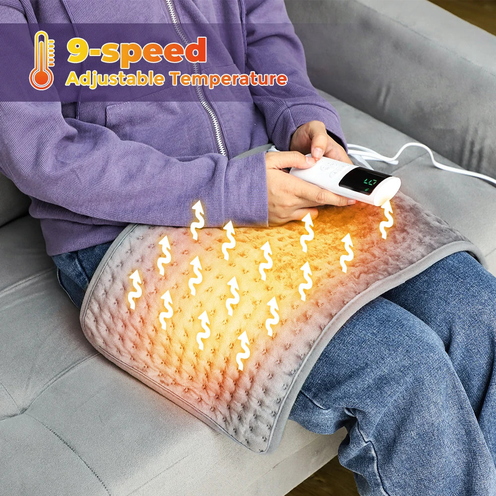 🔥 Electric Heating Pad Blanket – Thermal Shoulder, Abdomen & Back Warmer for Winter Fatigue Relief