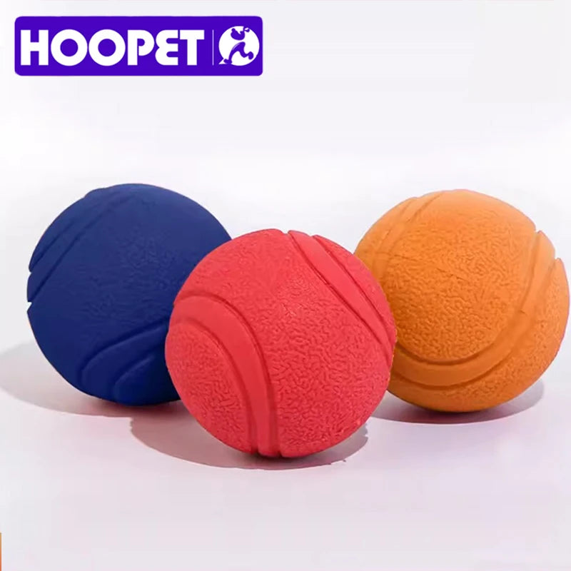 HOOPET Rubber Dog Ball – Bite-Resistant Toy for Small to XL Dogs