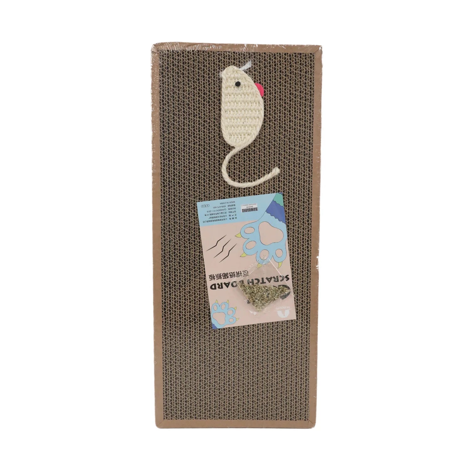 🐱 Oval Cat Scratching Board – Furniture Protector & Cozy Cat Nest