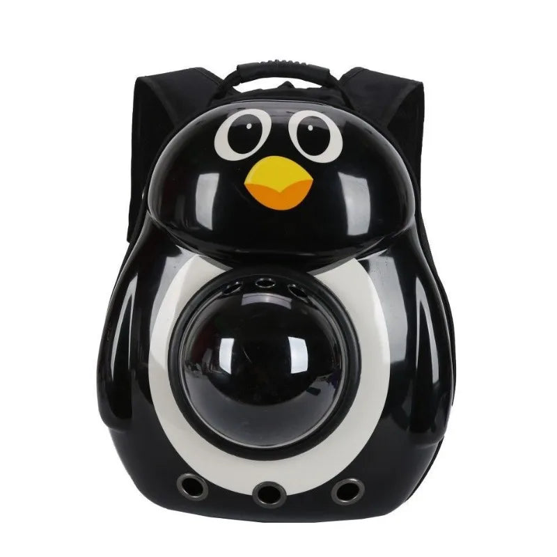 Space Capsule Cat & Dog Backpack – Breathable Portable Pet Travel Carrier with Cartoon Design