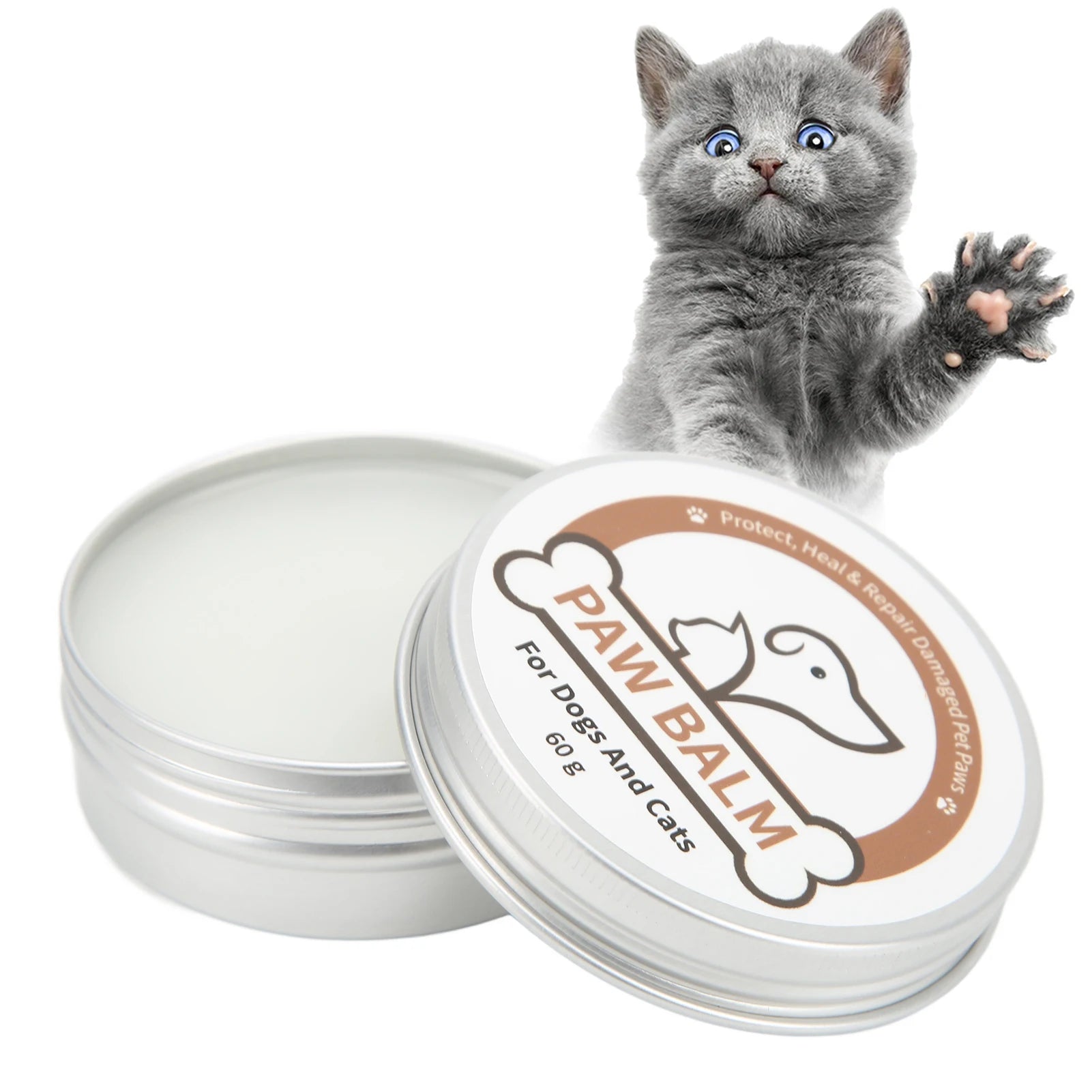 Dog Paw Wax with Coconut Oil – All-Season Paw Pad Protection & Treatment Balm for Dogs