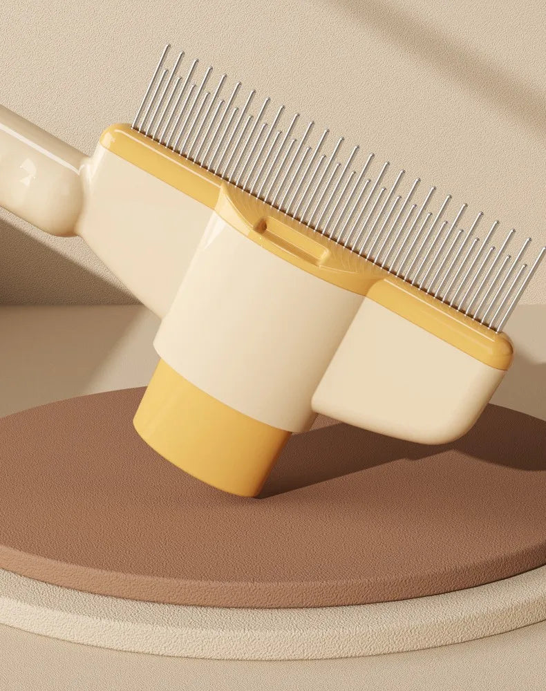 Self-Cleaning Dog & Cat Brush 🐾 Pet Hair Remover Comb