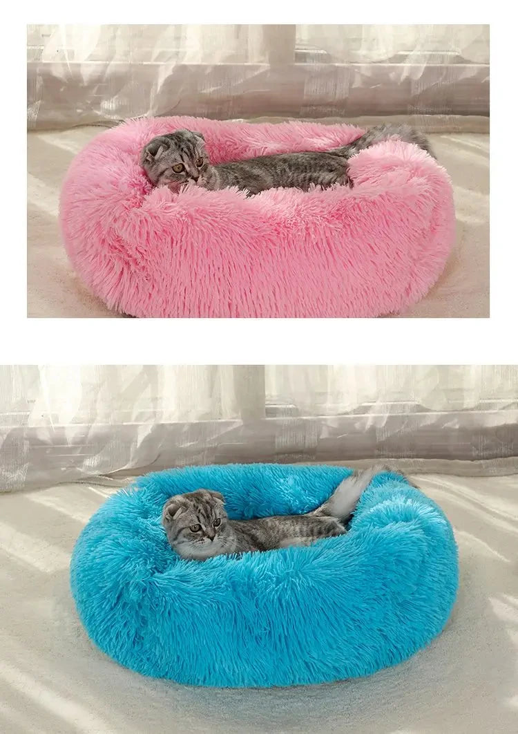 Winter Plush Rectangle Dog Bed – Warm Pet Sofa Mat for Small, Medium & Large Dogs & Cats