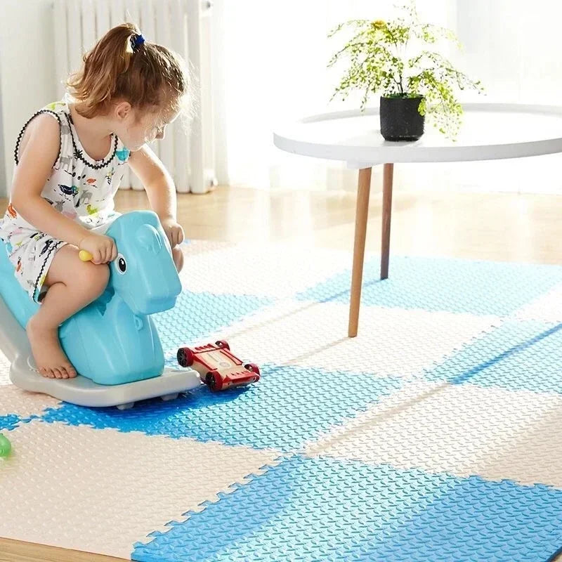 8–16pcs Baby Puzzle Foam Play Mat – Interlocking Educational Floor Carpet for Kids & Toddlers, 30x30cm EVA Foam