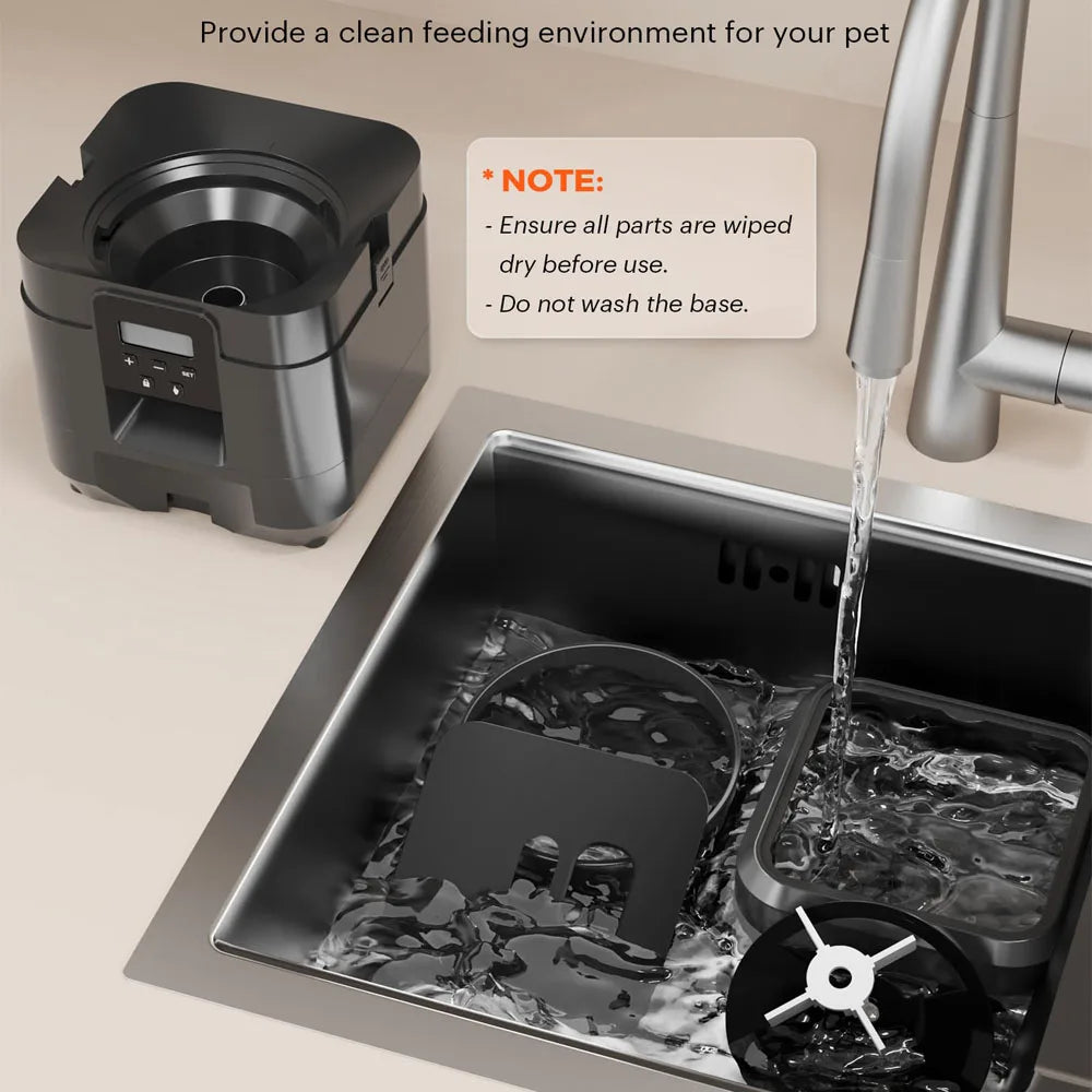 Smart Automatic Pet Feeder – Timed & Slow Feed for Cats & Dogs 🐾⏱️