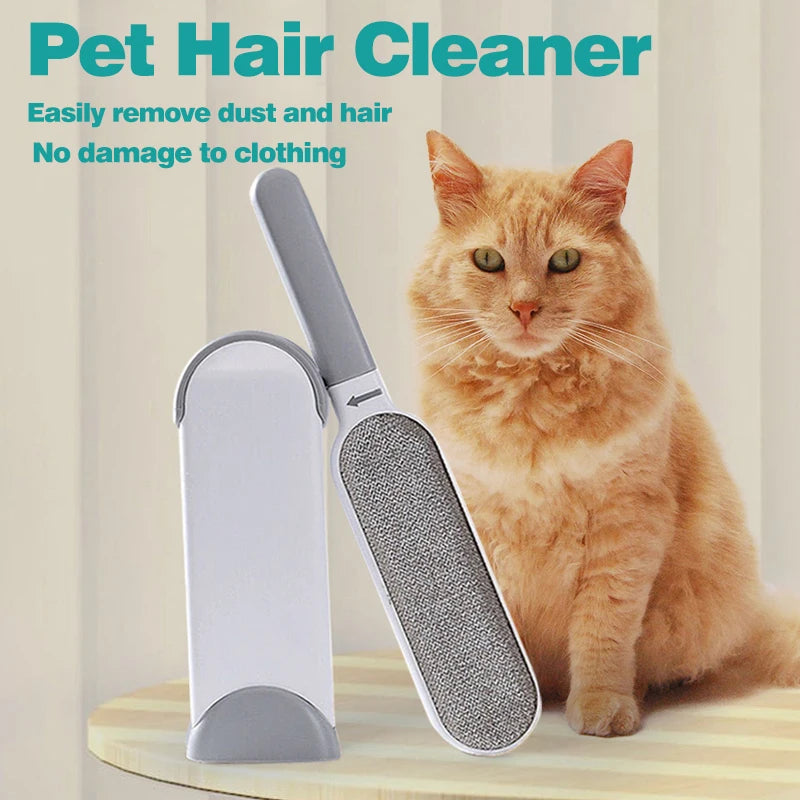 Reusable Pet Hair & Lint Remover 🐾 Manual Cleaning Brush