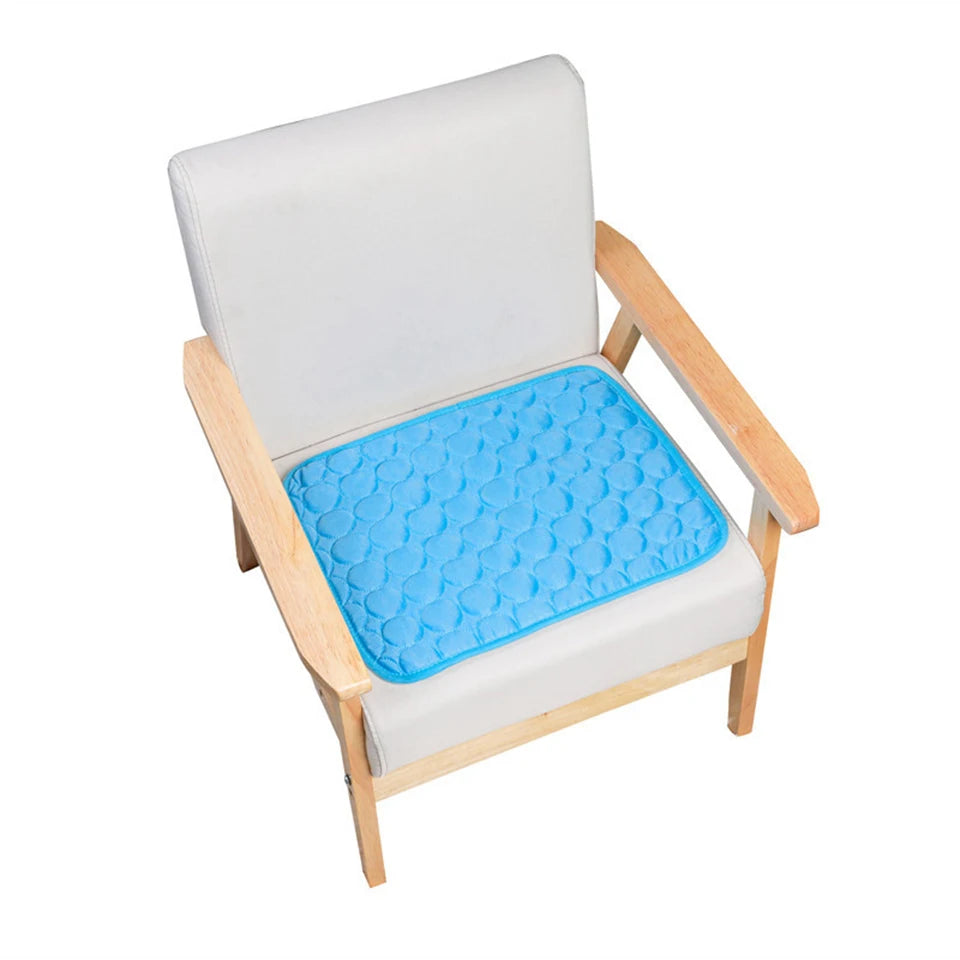 DualPet Cooling Pad for Dogs & Cats – Washable Summer Gel Ice Mat for Small to Large Pets, Cool Mattress Blanket
