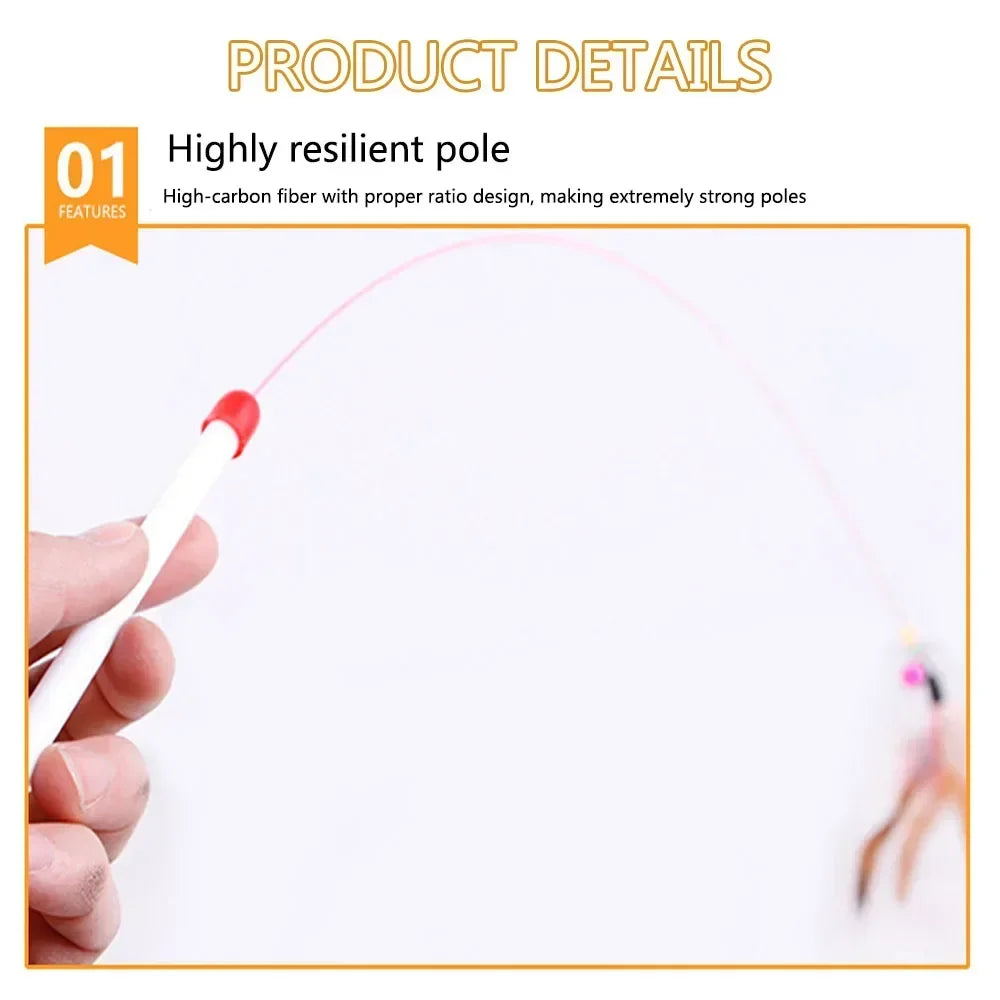 Kitten Toys Variety Pack – Cat Sticks, Mice & Balls