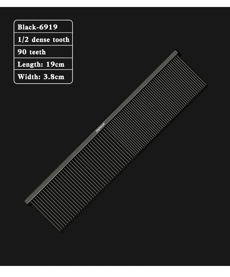 Pet Piano Comb – Dual-Sided Grooming Tool for Dogs & Cats | De-shedding & Knot Removal Brush