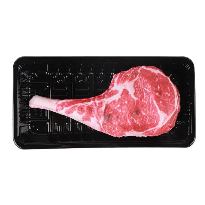 Squeaky Steak & Bone Dog Toy – Bite-Resistant Chew & Training Toy 🍖🐾