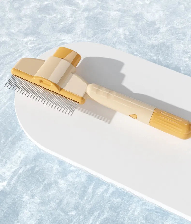 Self-Cleaning Dog & Cat Brush 🐾 Pet Hair Remover Comb
