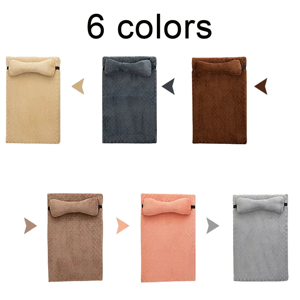 Warm Calming Dog Bed with Pillow