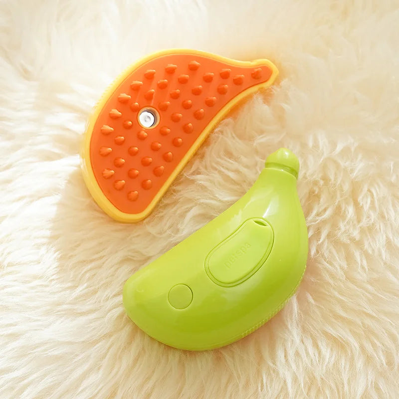 🐱 Spray Cat Brush 3-in-1 – Steamy Electric Dog & Cat Grooming Comb with Hair Removal & Massage