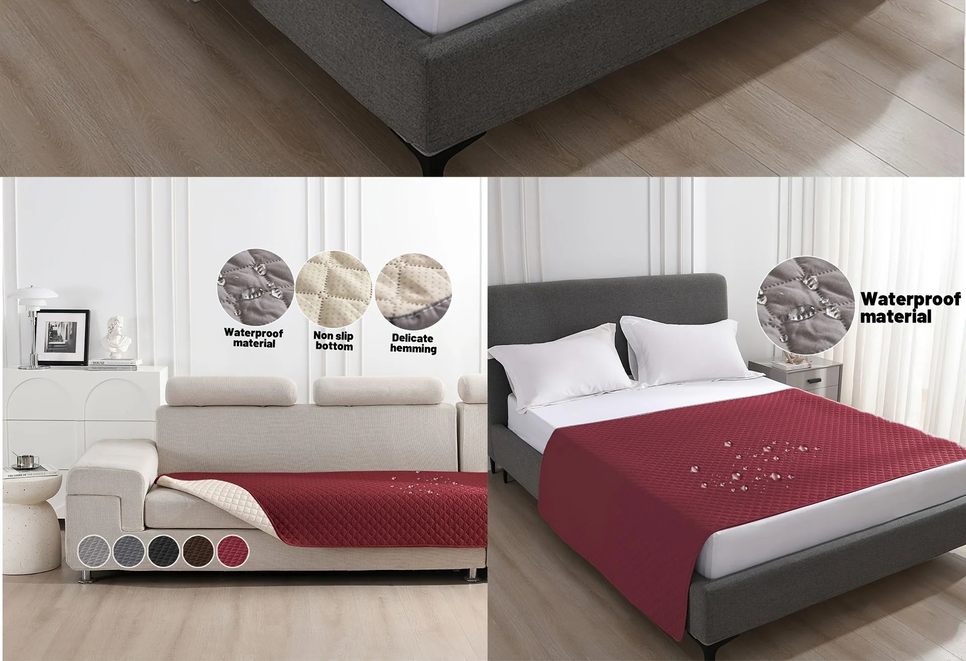 Anti-Leaking & Non-Slip Dog Bed Cover