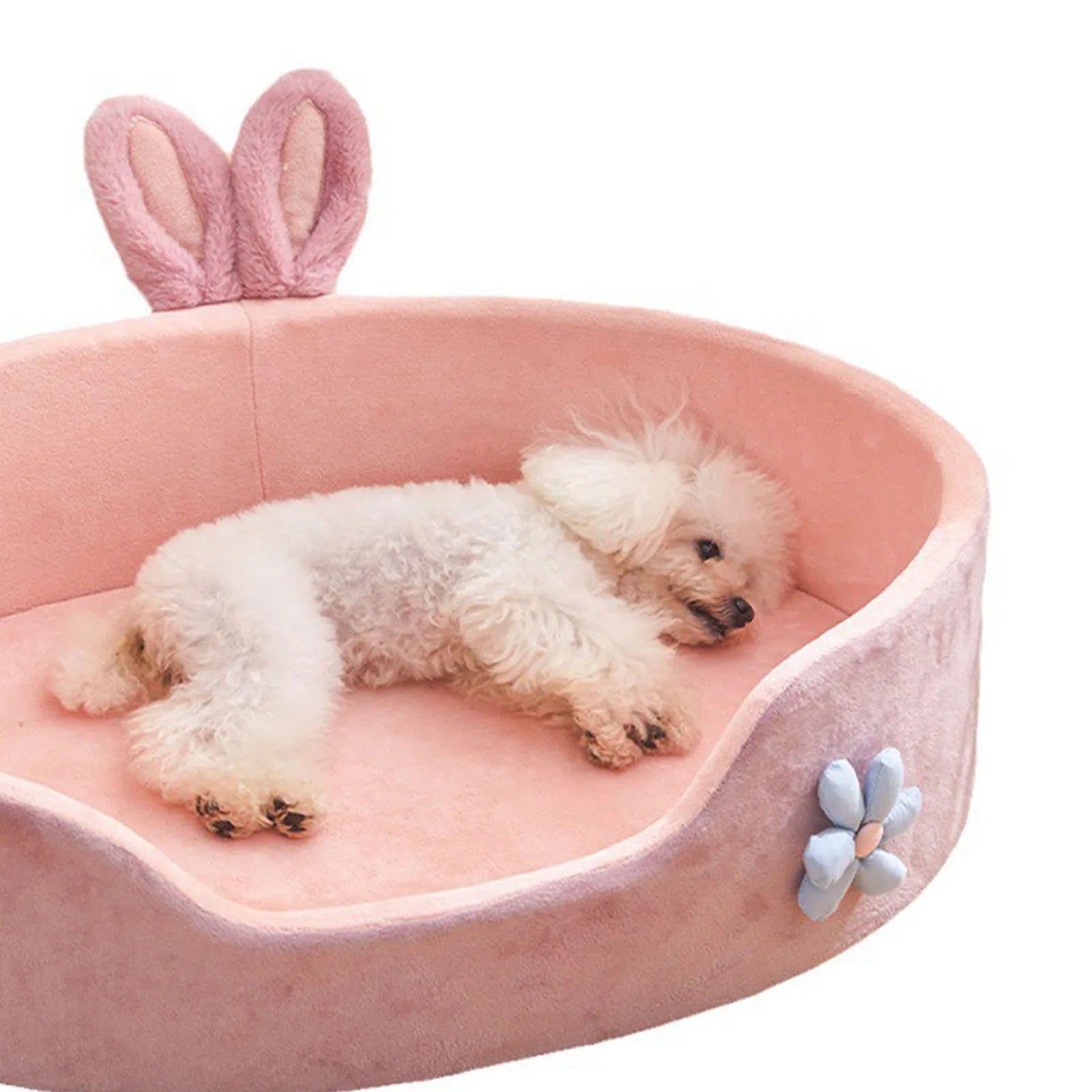 Detachable & Washable Pet Bed – Soft Comfortable Four-Season Dog & Cat Sleeping Bed