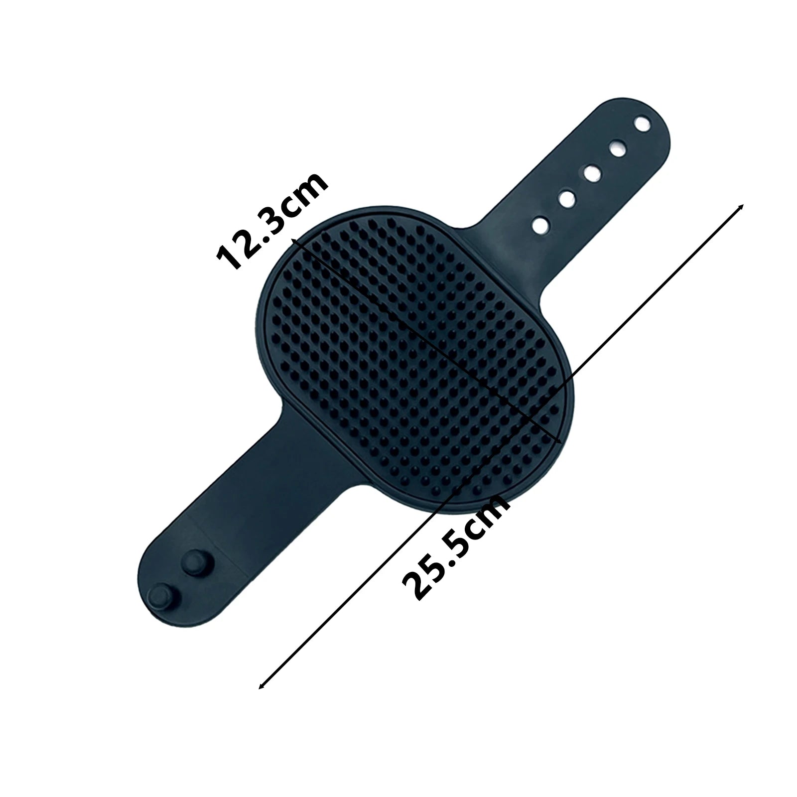 Soft Rubber Pet Grooming Brush – Hair Removal & Massage Glove for Dogs and Cats