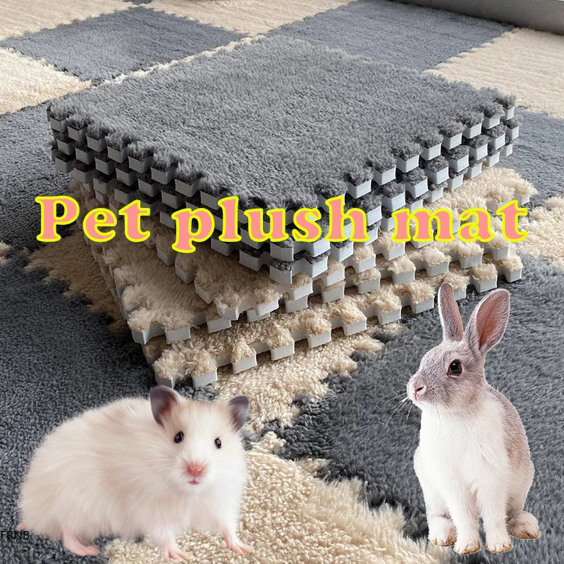 30×30cm Soft EVA Foam Pet Warming Pad – Small Animal Sleeping Mat for Guinea Pigs, Hamsters, Rabbits (1–10Pcs)