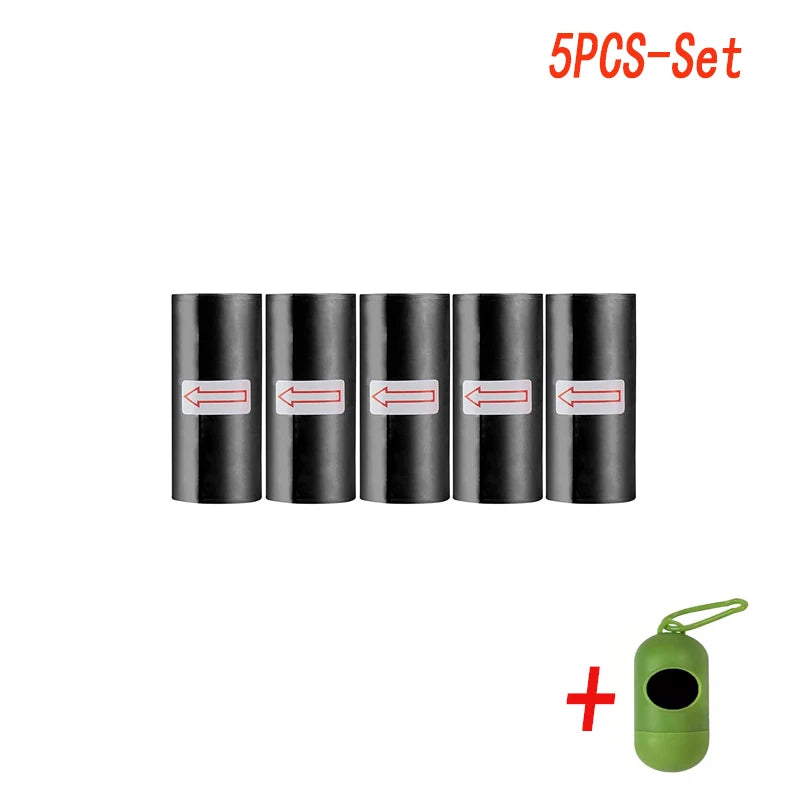 Biodegradable Dog Poop Bags – Leak-Proof Portable Pet Waste Bags for Dogs & Cats, Outdoor Walking Garbage Bags