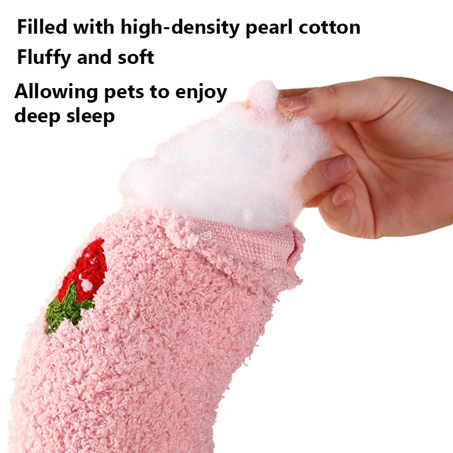 Little U-Shaped Pillow for Cats & Small Dogs – Fashion Neck Protector & Deep Sleep Headrest