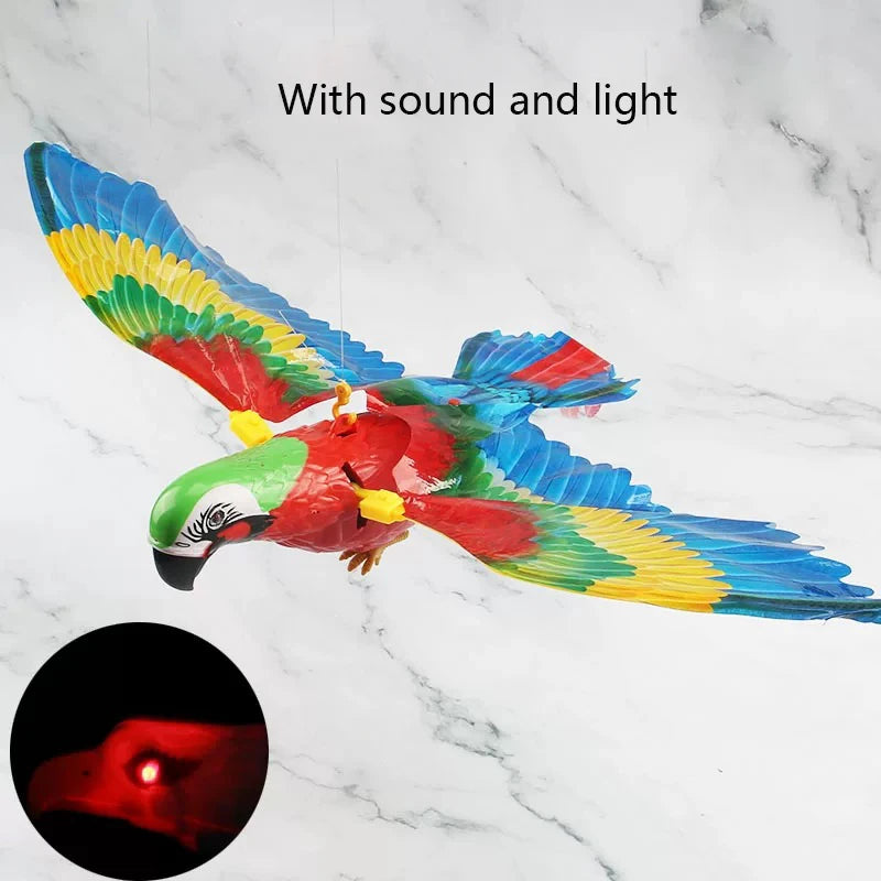 Electric Hanging Flying Bird Cat Toy – Interactive Simulated Eagle with Scratch Rope