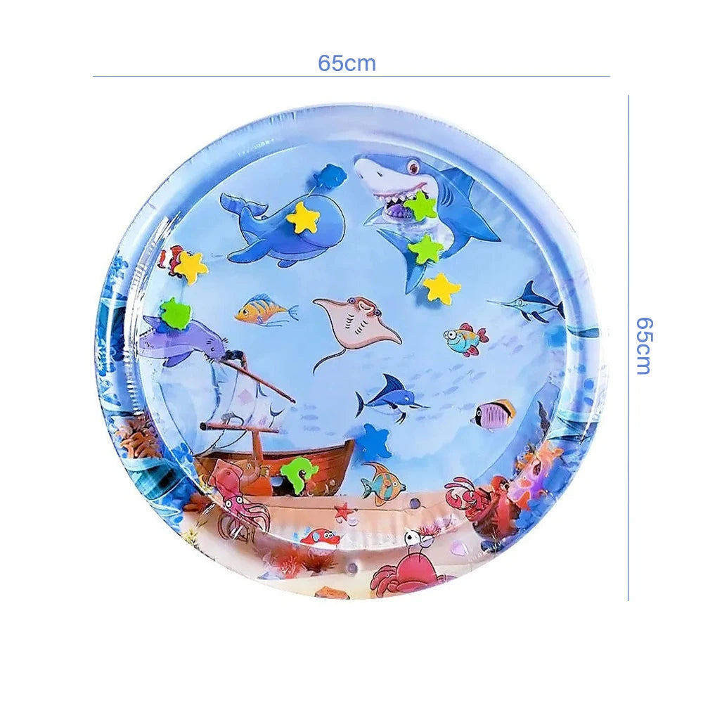 Summer Cooling Pet Water Bed – Inflatable Sensory Play Mat for Dogs & Cats