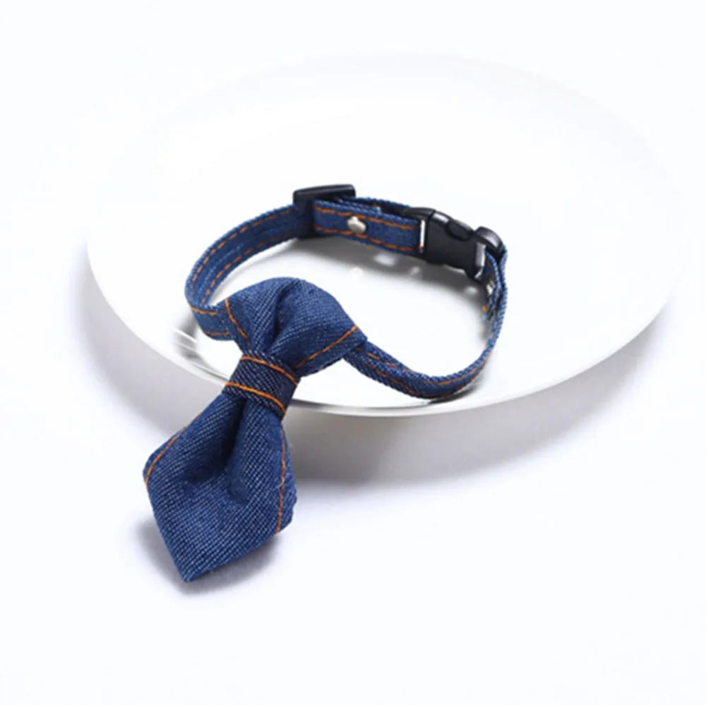 Adjustable Pet Bow Tie – Formal Breakaway Neck Tie Collar for Small Dogs & Cats