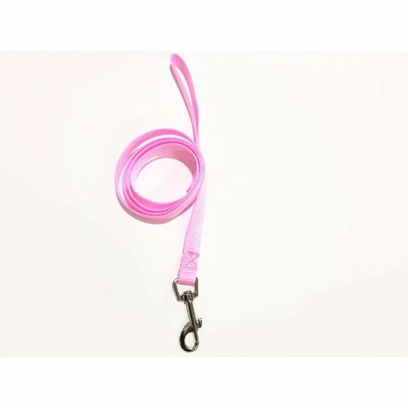 🌈 7-Color Nylon Dog Leash – Durable Training Lead for Daily Walking (1.5cm Width)