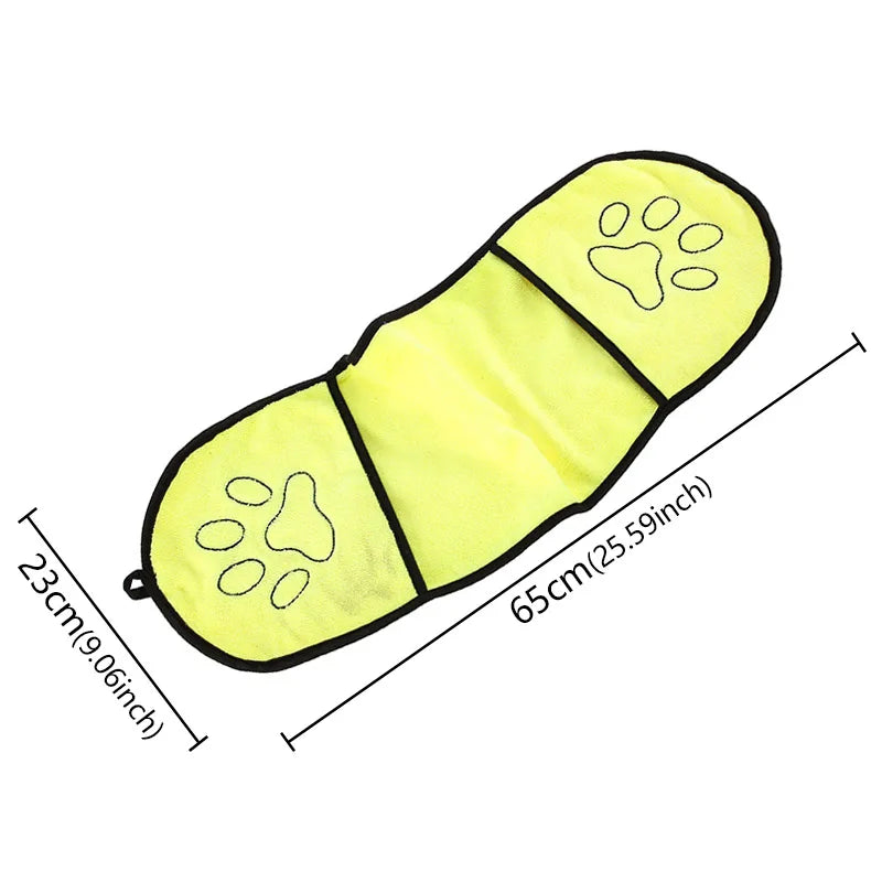 Pet Bath Towel for Cats & Dogs | Quick-Drying Absorbent Microfiber Gloves & Washcloth