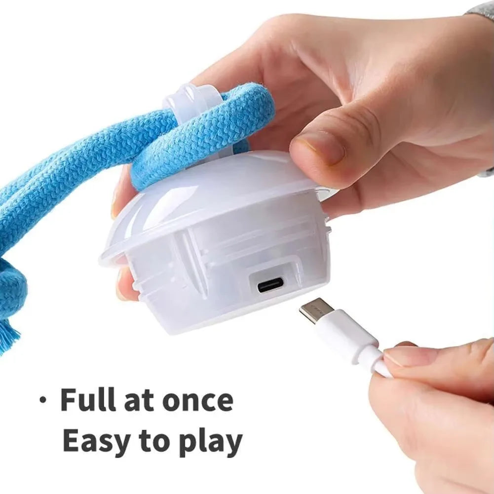 🐶 Electric Interactive Dog Ball – USB Rechargeable Jumping Pet Toy
