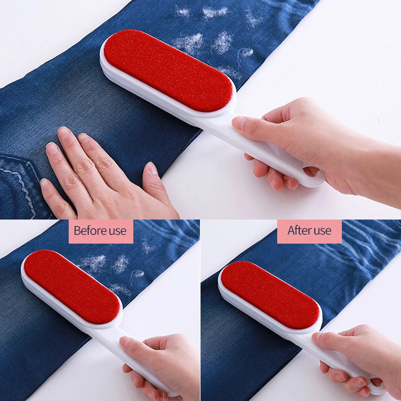Reusable Pet Hair & Lint Remover 🐾 Manual Cleaning Brush