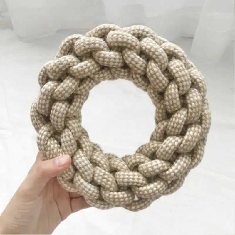Knot Chew Toy – Teeth Cleaning & Interactive Play for Pets 🪢🐾