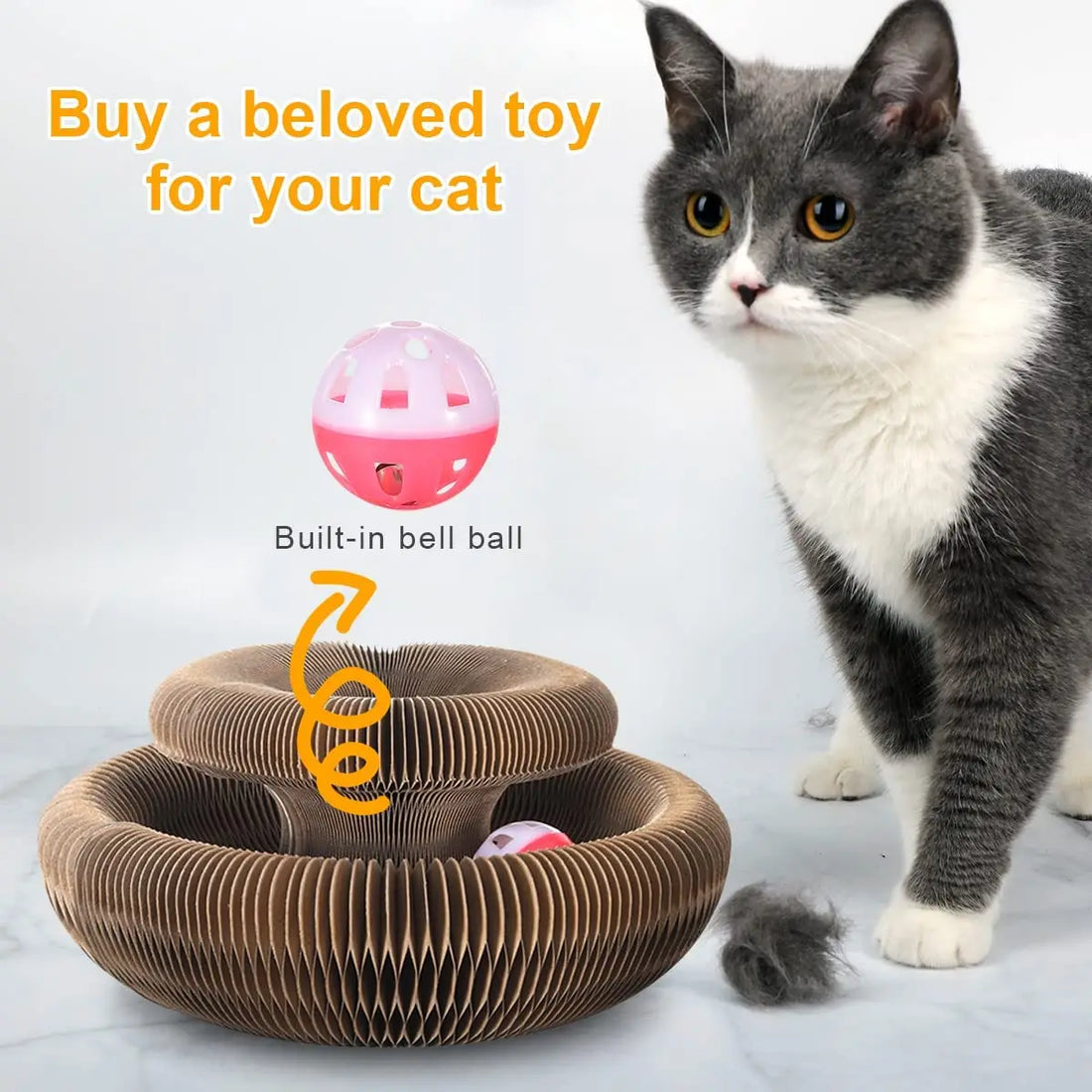 🐾 Magic Cat Scratch Organ Board – 3-in-1 Cat Claw Grinding, Climbing & Play Toy