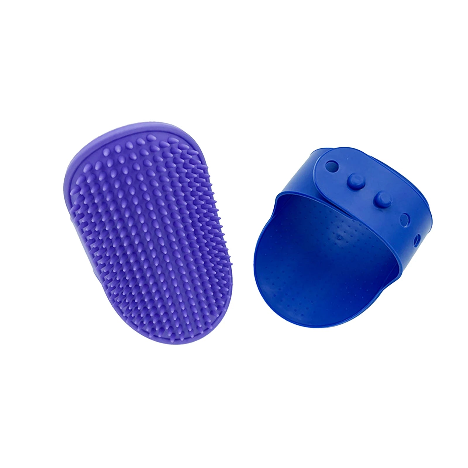 Soft Rubber Pet Grooming Brush – Hair Removal & Massage Glove for Dogs and Cats
