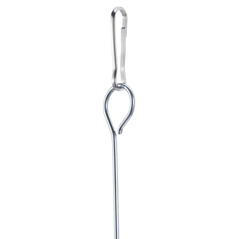 Stainless Steel Bird Toy Skewer – Fruit & Veggie Hanging Holder for Parrots and Small Animals